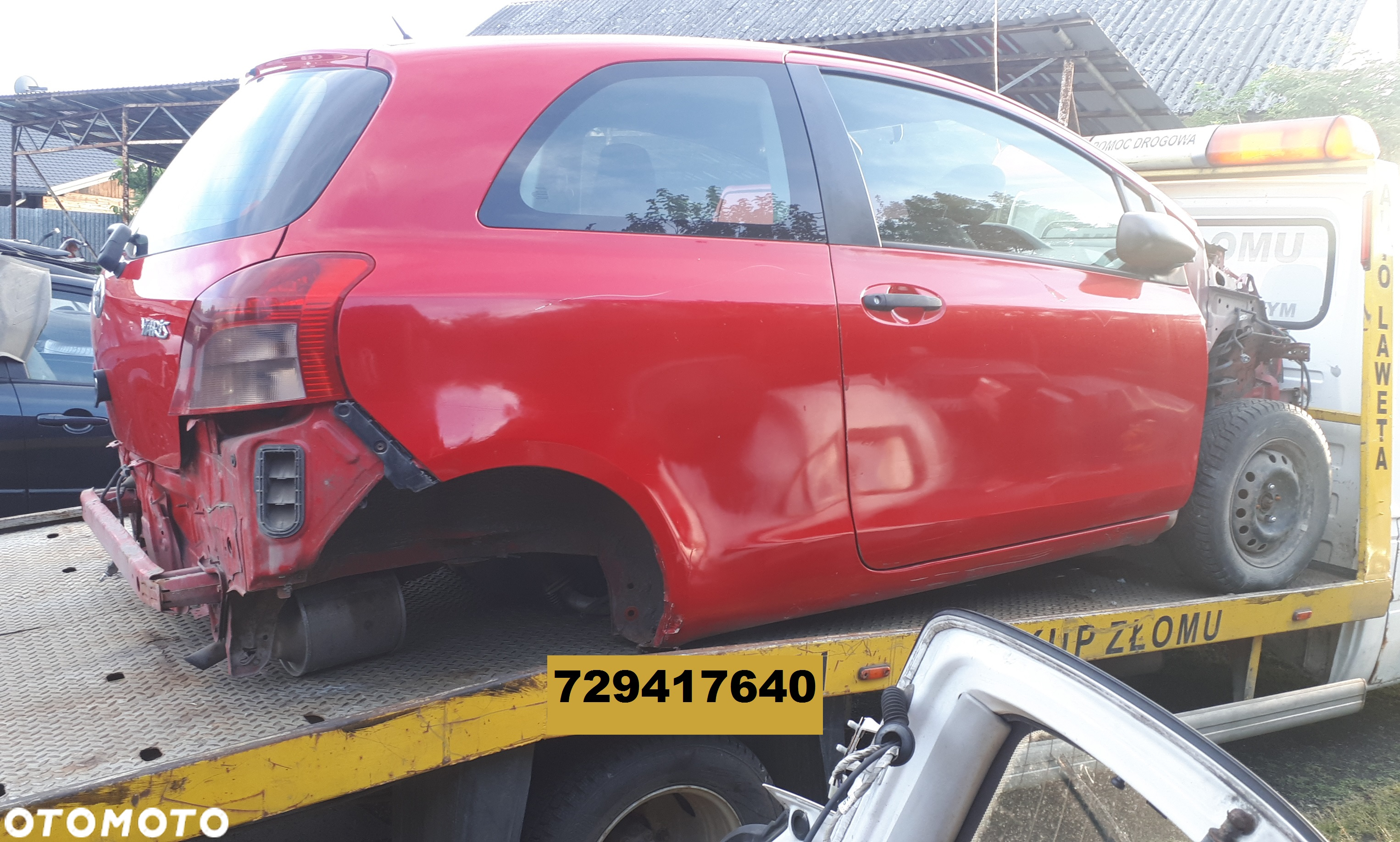 Toyota Yaris II drzwi szyby skrzynia zawieszenie koła - 12