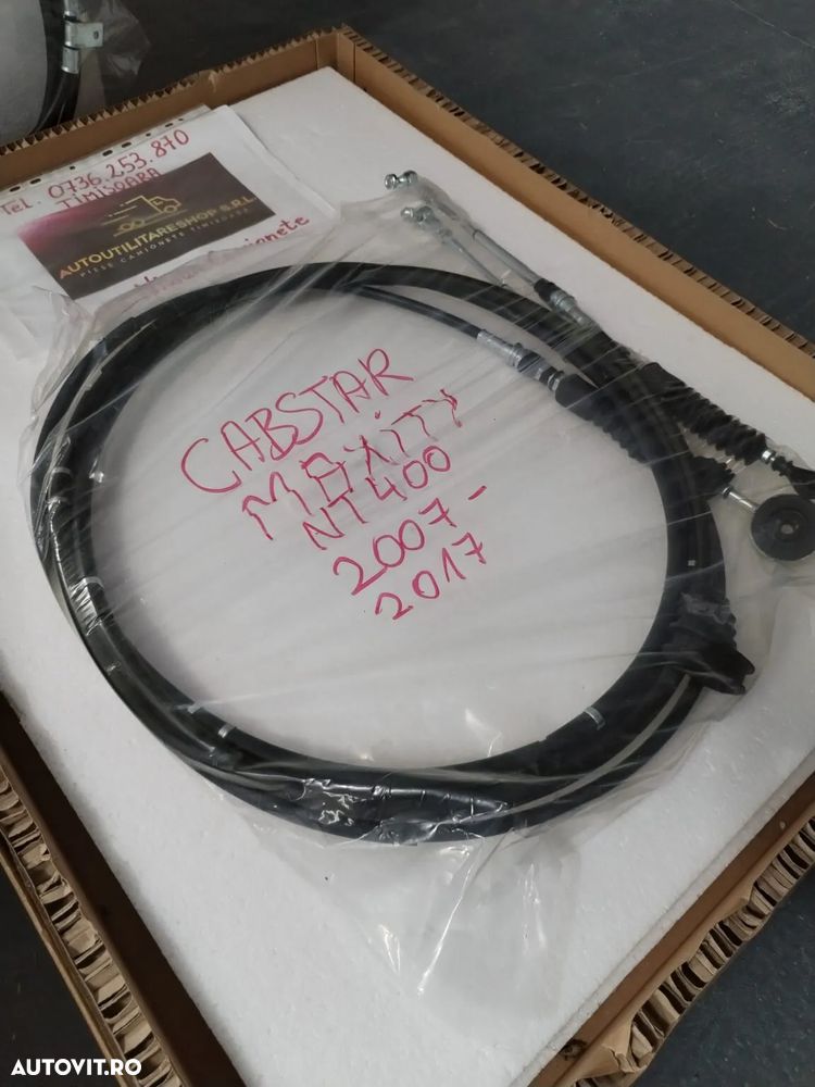 NISSAN CABSTAR CABLURI SCHIMBATOR VITEZE NT400 RENAULT MAXITY CABLU TIMONERIE - 11