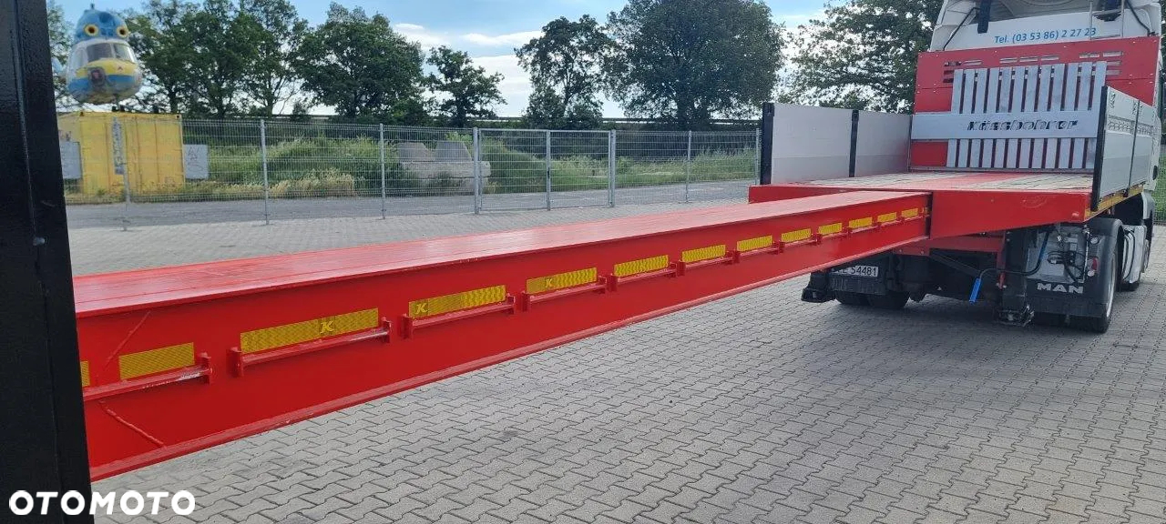 Kassbohrer Kaessbohrer naczepa platforma rozciągana, burty aluminiowe - 24
