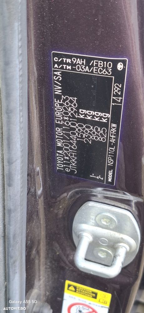 Dezmembrez Toyota Urban Cruiser 1.33 vvti - 4