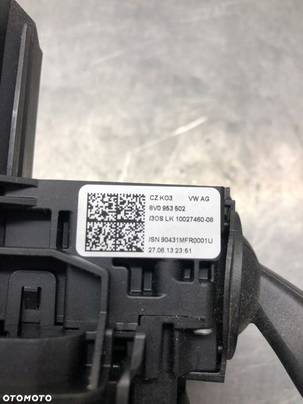 PRZEŁĄCZNIK ZESPOLONY PAJĄK A3 8V KPL 5Q0953549A 8V0953502 8V0953521 - 7