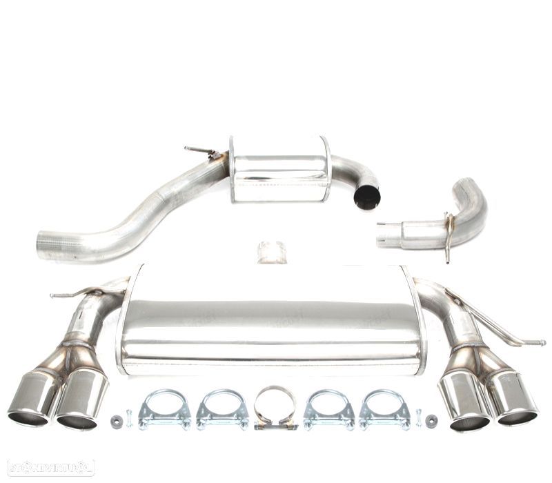 PANELA DE ESCAPE AUDI A3 8P 03-08 DUPLA 2.0TFSI - 1