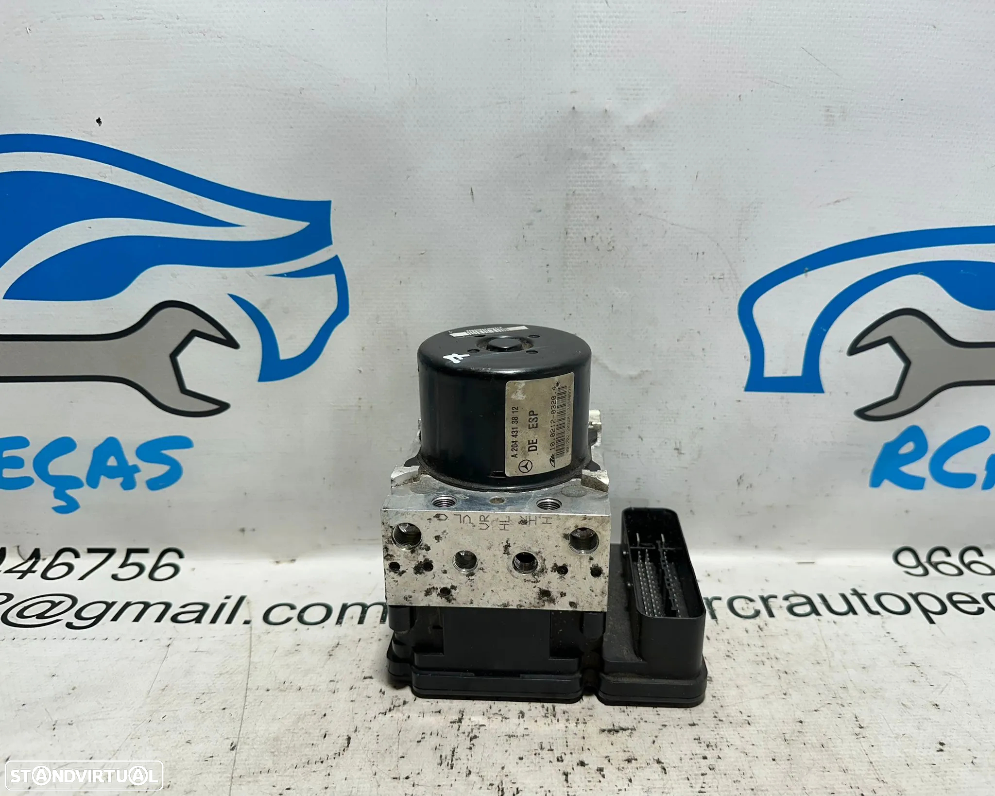 .Modulo ABS Bloco Hidráulico Mercedes Benz A 204 431 38 12 - 10.0212-0320.4 - 6