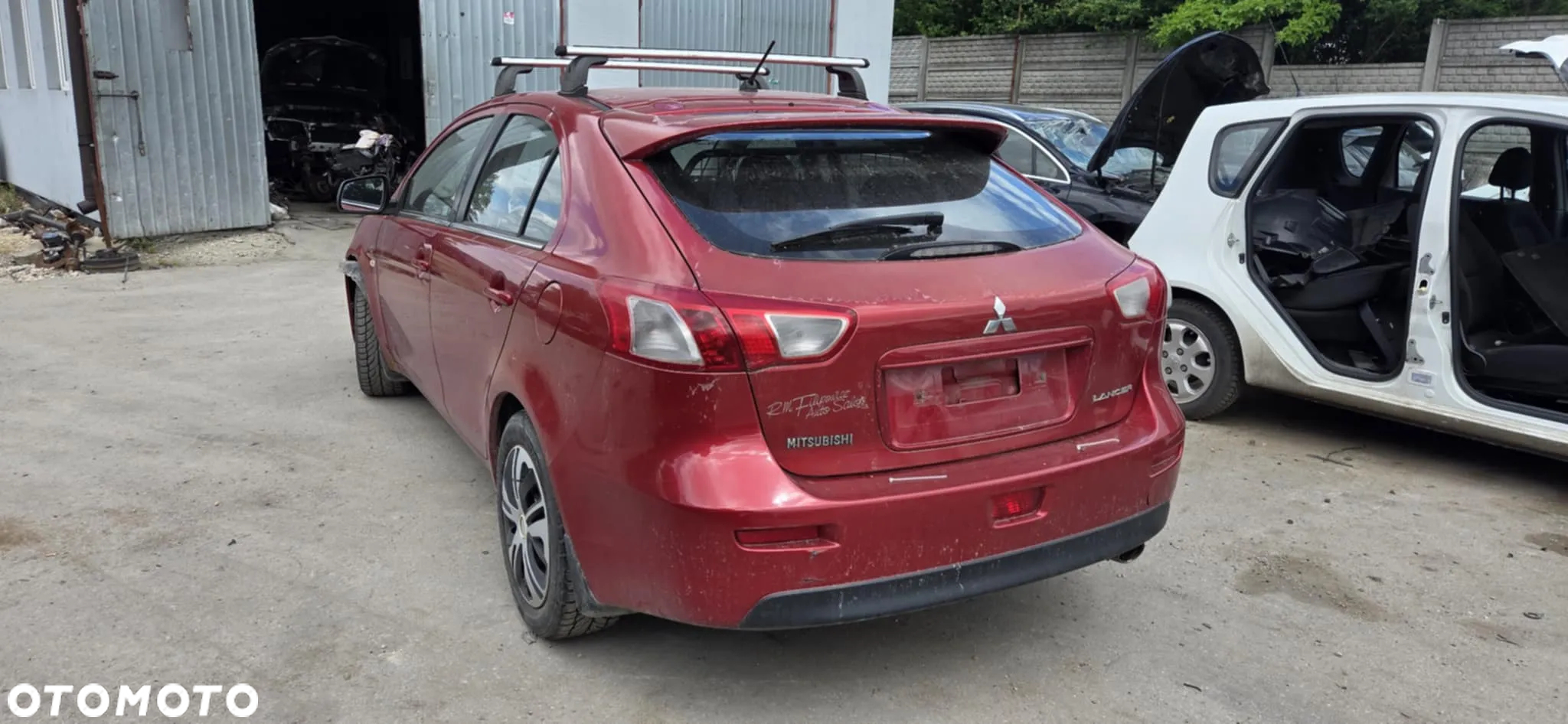 Mitsubishi LANCER X P26 zderzak tył komplet - 2