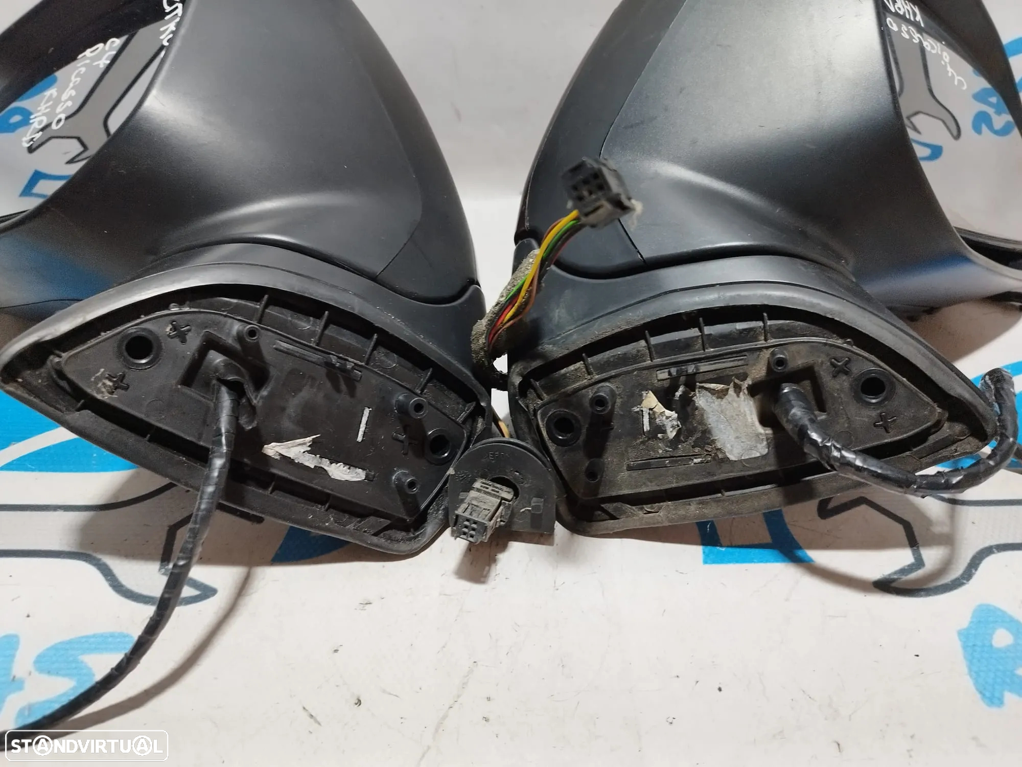 ESPELHO RETROVISOR ESQUERDO DIREITO CITROEN C4 PICASSO I 1 MK1 96819905XT 96819905 96819904XT 96819904 ELETRICO AQUECIDO ESPELHOS RETROVISORES - 9