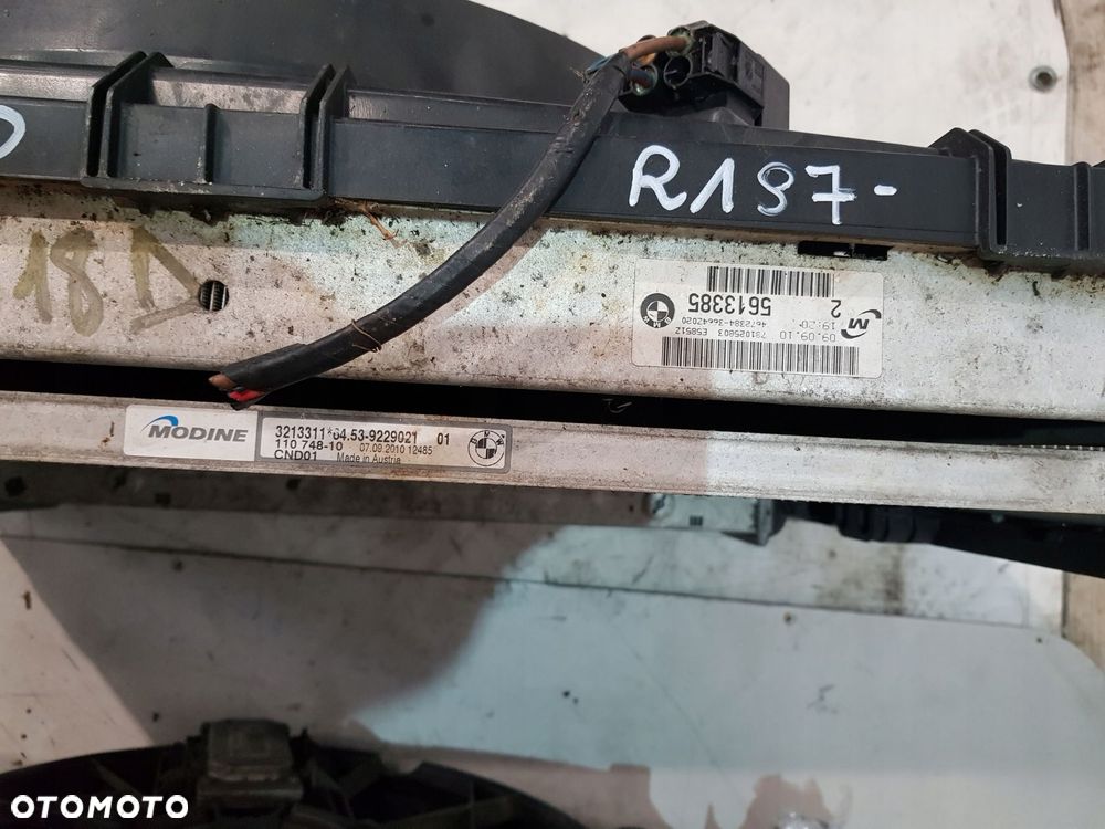 komplet chłodnic wentylator 7801993 bmw e87 e90 e91 2.0d - 11
