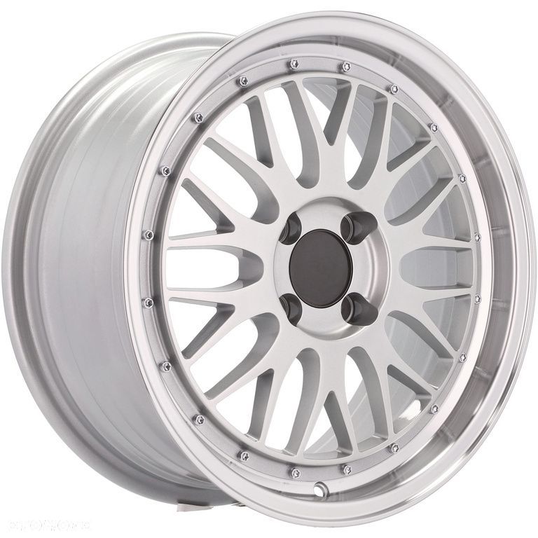 4x Felgi Kute 15 4x100 m.in. do VW Golf II BMW E30 E21 HONDA Civic CRX Mini BBS Styl - A1025 (3S215) - 3