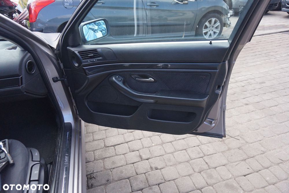 DRZWI PRZEDNIE PRAWE 5 E39 SEDAN 339 SZARY BMW 1995-2000 - 9