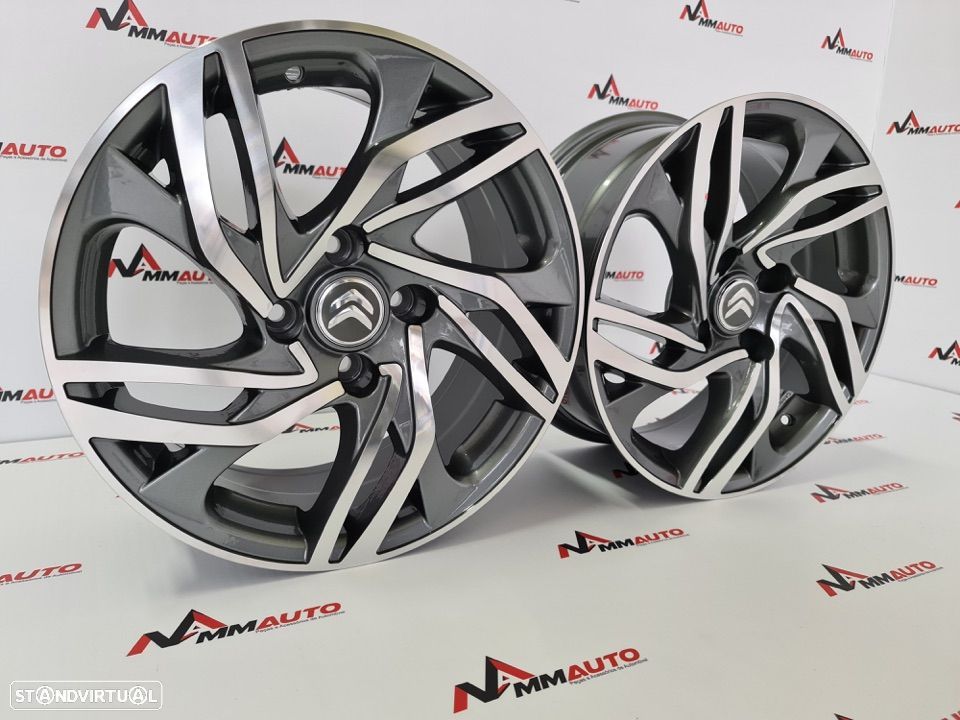Jantes Look Citroen DS3 Gunmetal 16 - 2