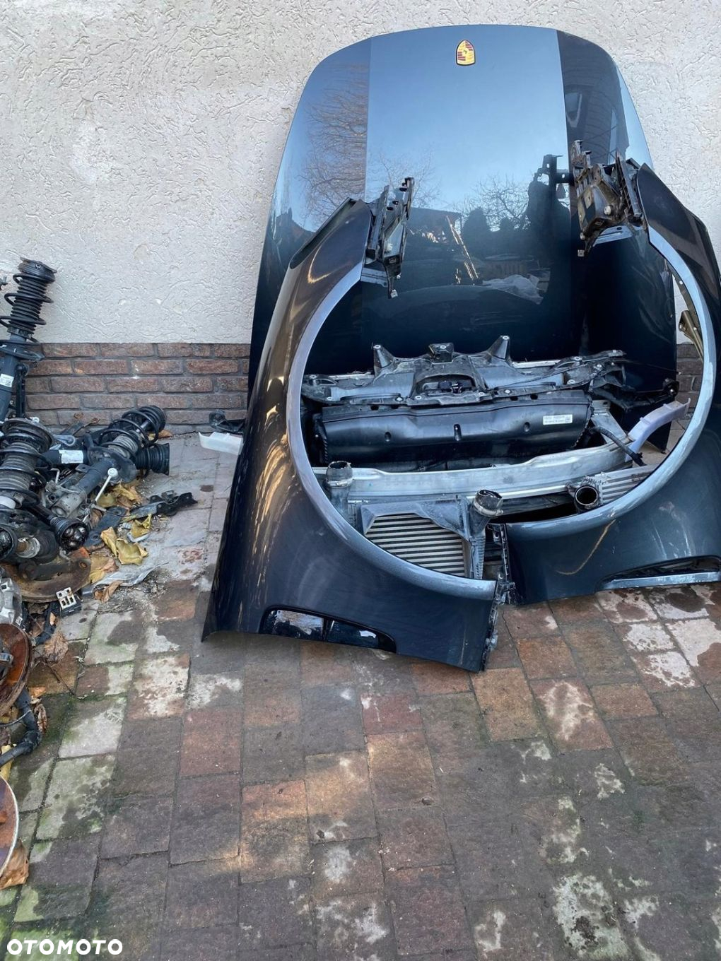 ZDERZAK MASKA LAMPA PAS KOMPLETNY PRZÓD PORSCHE PANAMERA 971 4S 2022 ROK - 11