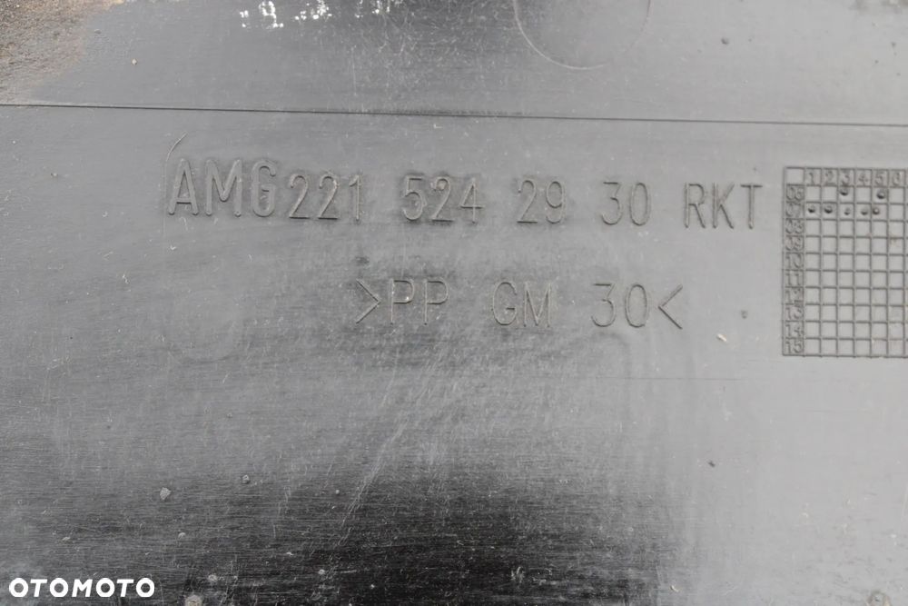 Oryginalna osłona płyta pod silnik OE Mercedes CL CL63 AMG W216 C216 A2215242930 - 9