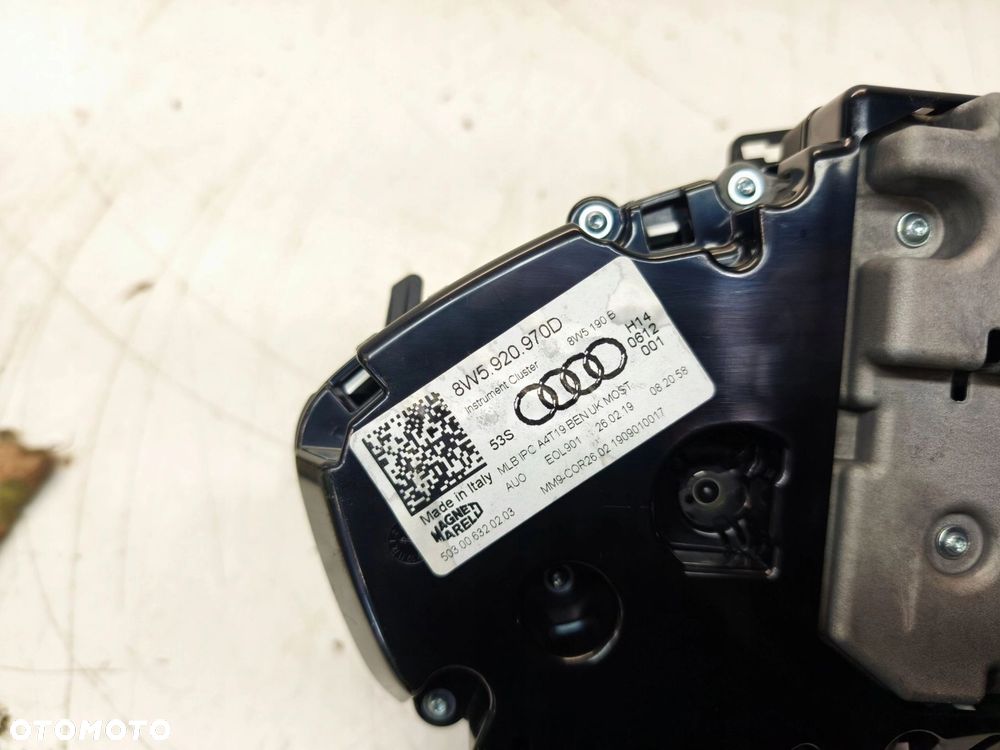 LICZNIK ZEGARY AUDI A4 B9 2.0 BENZYNA TFSI 8W5920970D UK ! - 6
