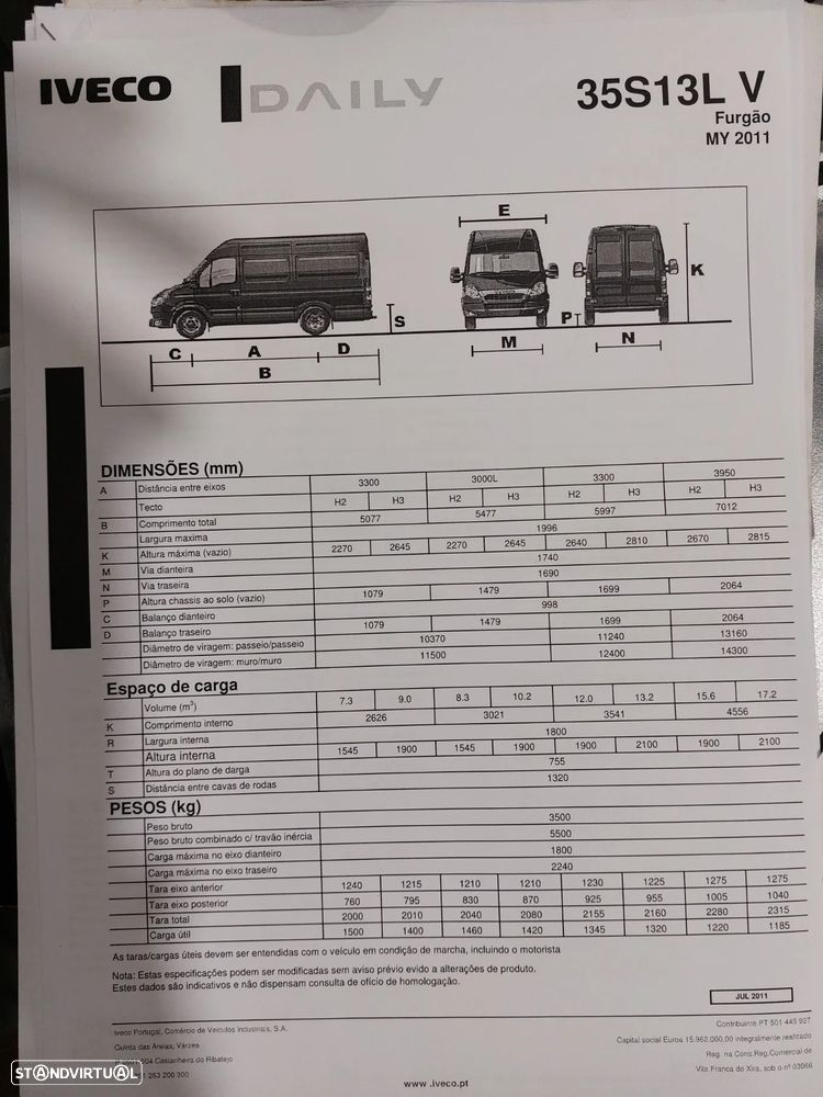 Iveco Iveco Daily 2.3 Diesel HKa 35 C Radstand 3300 - 9