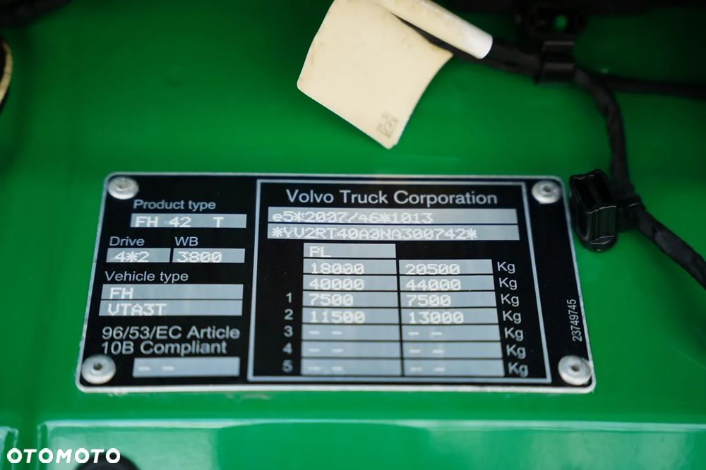 Volvo FH 500 / I-SAVE / HYDRAULIKA / RETARDER / KLIMATYZACJA POSTOJOWA  / I- SHFIT /  2 ZBIORNIKI PALIWA / - 38