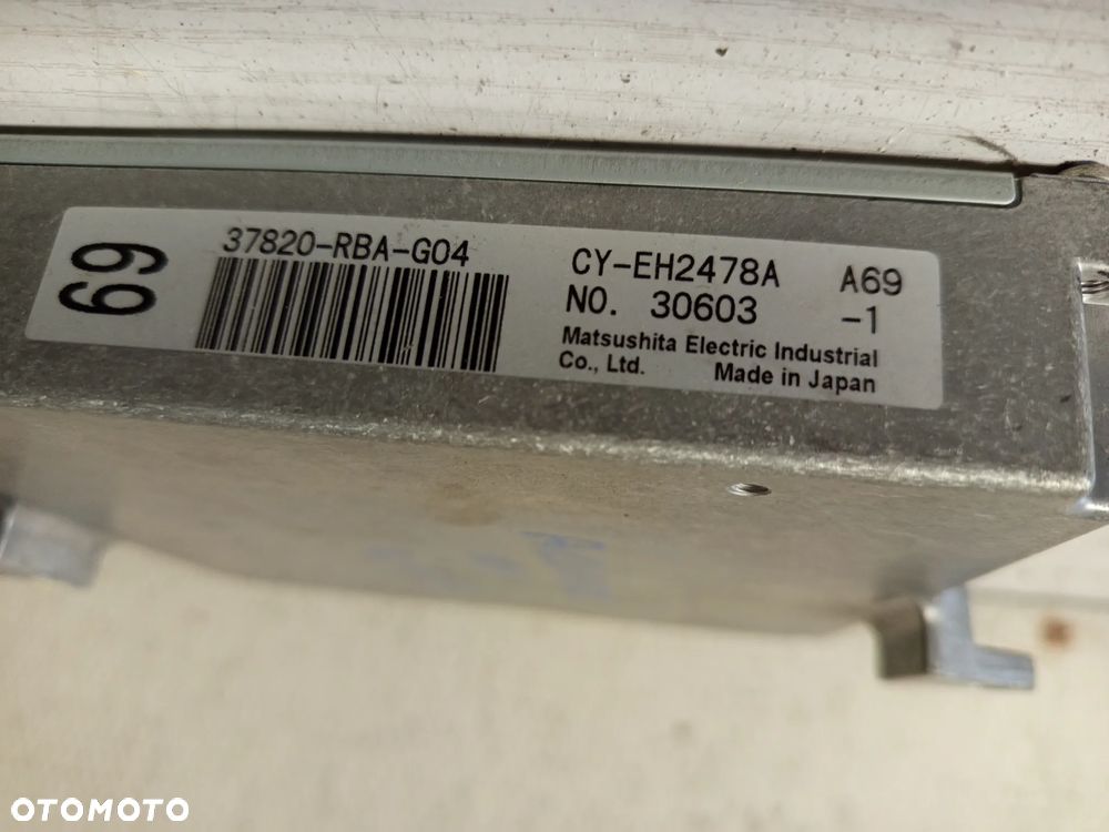 STEROWNIK SILNIKA 37820-RBA-G04 HONDA ACCORD 7 VII 2.0 i-VTEC 155KM 02-06 - 3