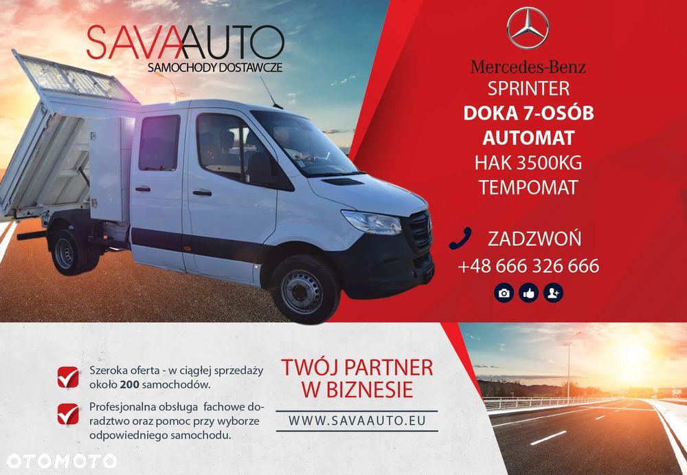 Mercedes-Benz SPRINTER 514 CDI ​*WYWROTKA​*DOKA​*7-OSOB​*2.2CDI​*AUTOMAT​*KLIMA​*1 - 1