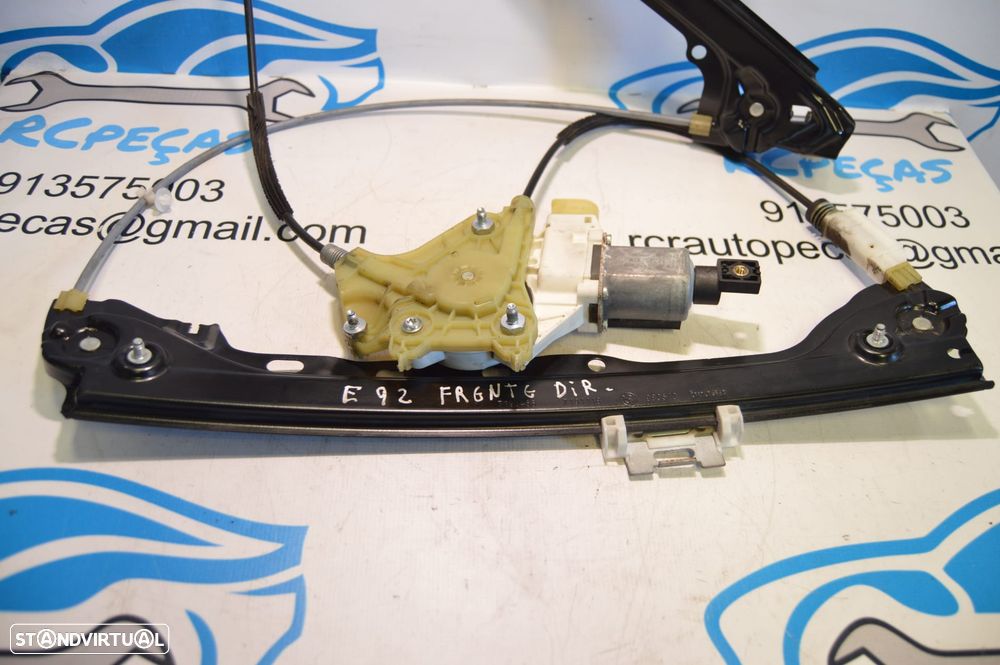 MOTOR SISTEMA ELEVADOR VIDRO PORTA FRENTE FRONTAL DIREITO 51337193456 0130822403 7191118 7193456 BMW SERIE 3 E92 320D 184CV N47D20C E91 E93 E87 E81
