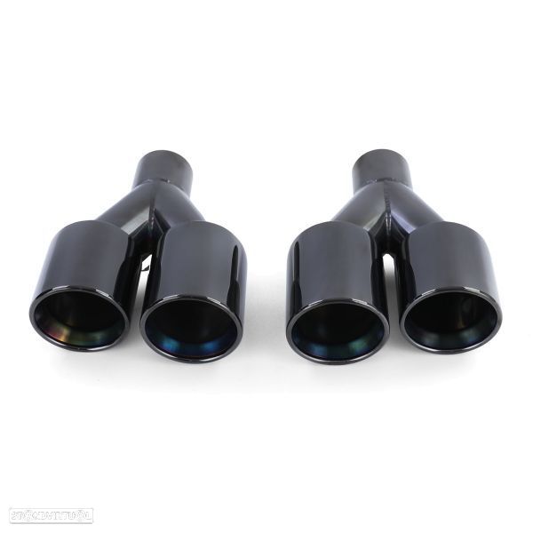 Ponteiras de Escape Bmw Série 5/6 – F10 F11 F12 F13 Duplas - 4