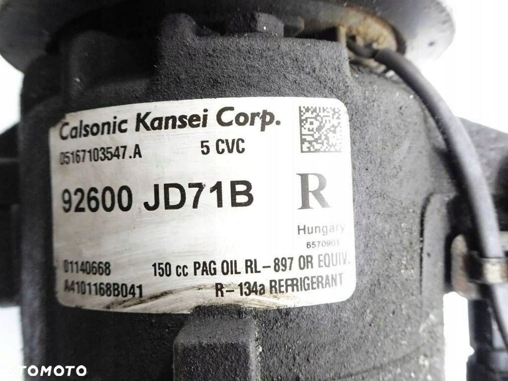 kompresor klimatyzacji nissan x-trail t31 2.0 dci - 4