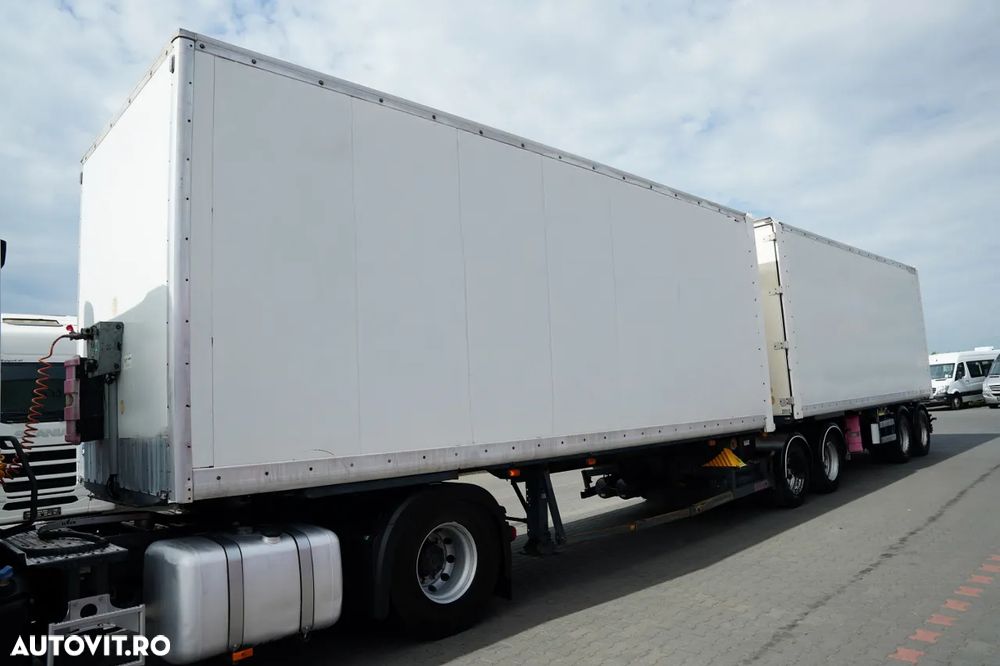 Samro / KIT / SEMIREMORCĂ / CONTAINER / TRAVERSĂ / B-TRAIN / 7,3 + 7,3 m / PODEA REZISTENTĂ - 3