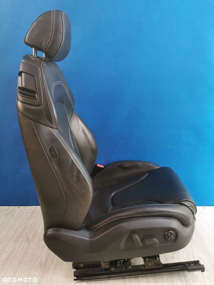 audi tt rs 8j fotele przód kanapa tył skóra komplet - 10