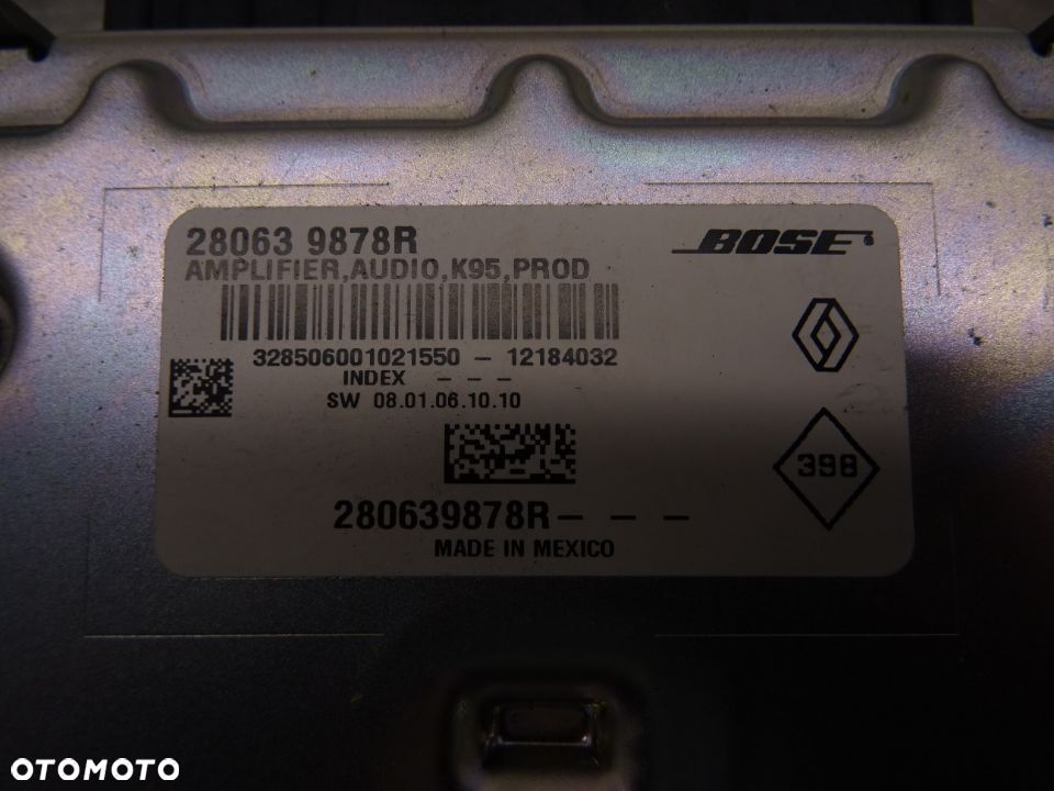 RENAULT MEGANE III LIFT WZMACNIACZ DŹWIĘKU 280639878R - 4
