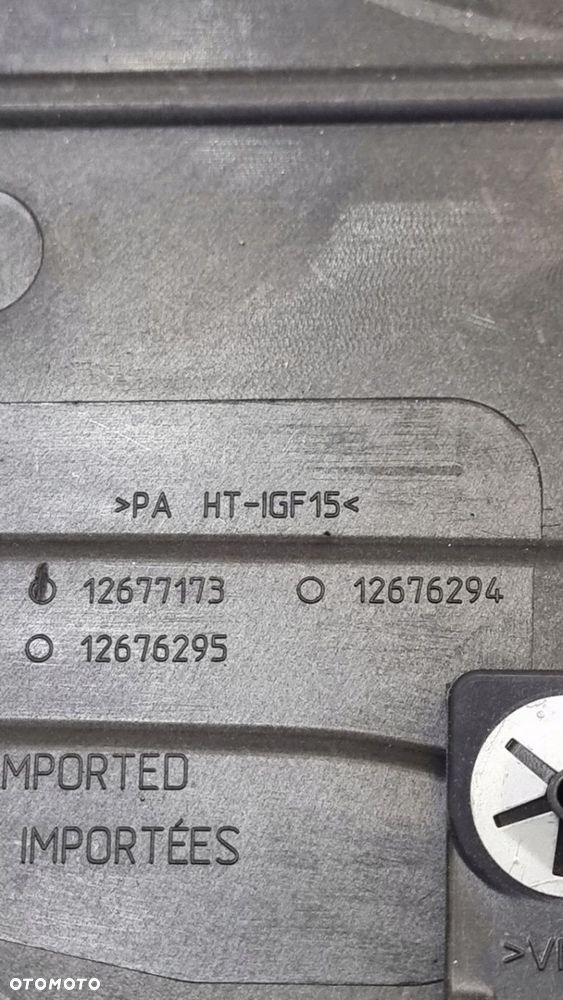 OSŁONA GÓRNA POKRYWA SILNIKA OPEL ASTRA K V 1,4 T 12677173 - 7