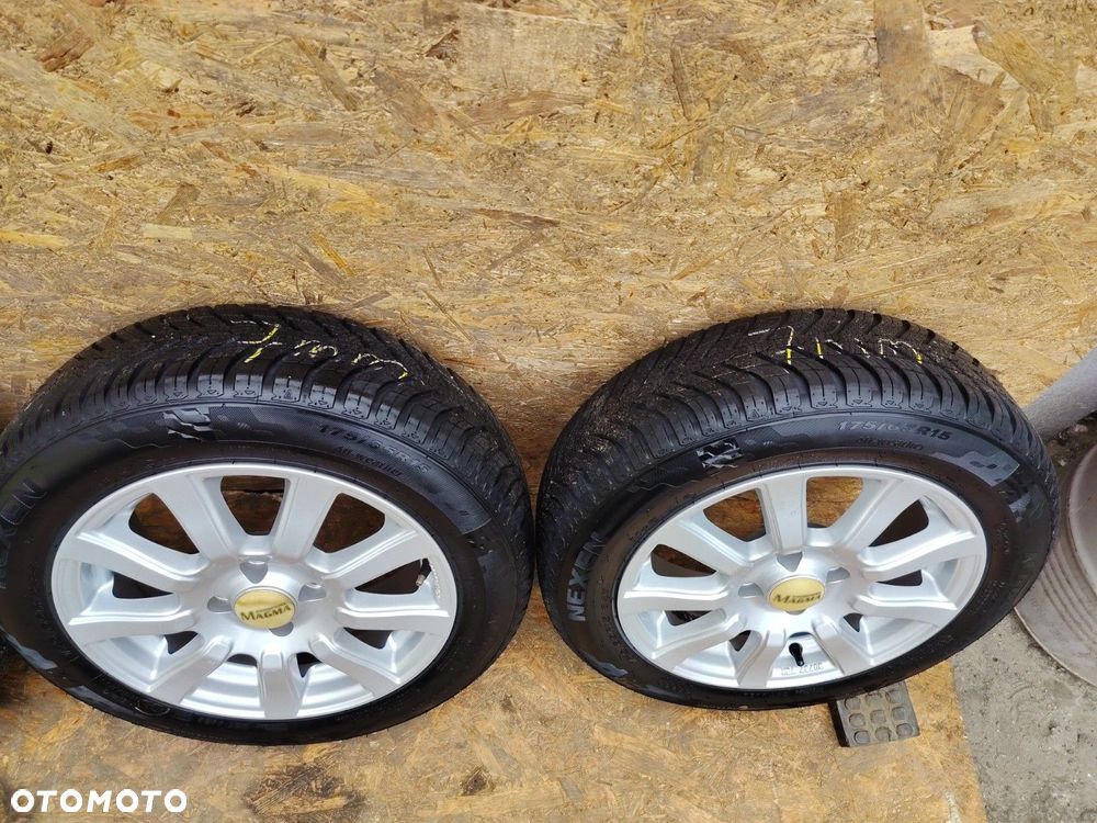FIAT GP EVO 4X100 6JX15 fi56,6mm FELGI ALU KOMPLET X4 NEXEN 175/65R 5 - 5