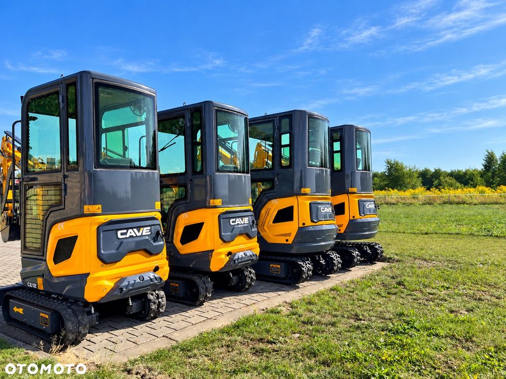 Inny Minikoparka CAVE CE12 PROMOCJA! 1200KG z Kabiną 2026r Nowość LEASING RATY, Skrętne ramie, Ogrzewanie, ZESTAW - 17