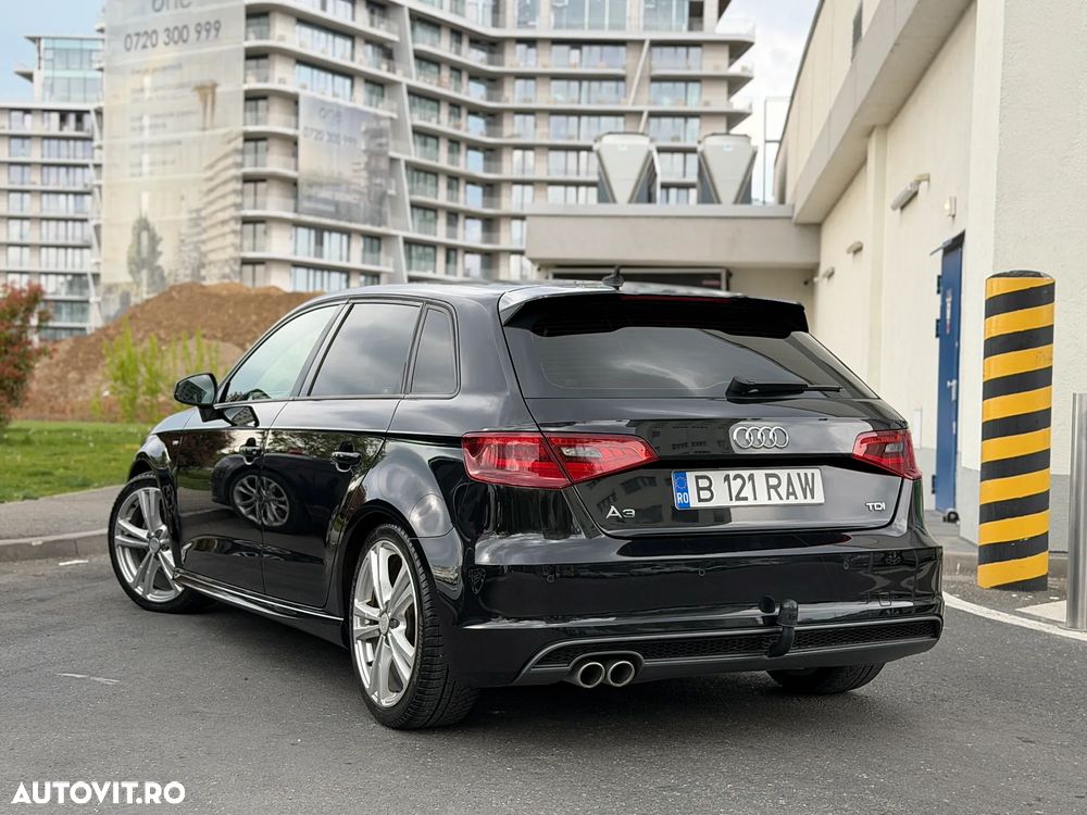 Audi A3 2.0 TDI ack S tronic S line Sportpaket - 4