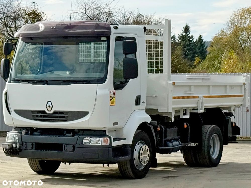 Renault MIDLUM 220 DCI * WYWROTKA 3,80m + BRODMATIC * STAN BDB - 3
