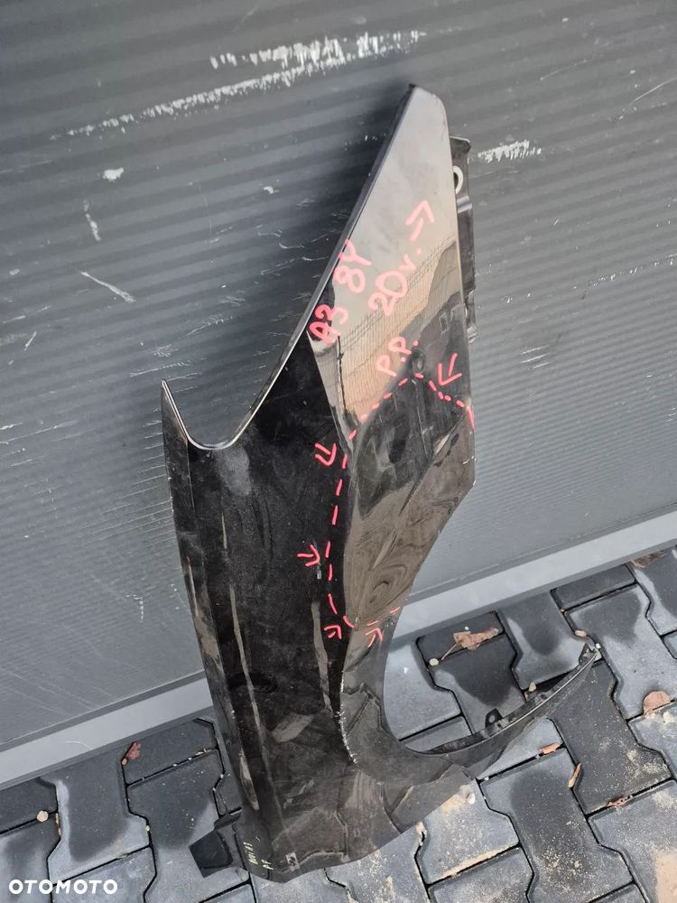 BŁOTNIK AUDI A3 8Y PRAWY PRZÓD CZARNY - 2