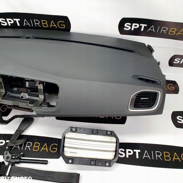 VOLVO V60 DESKA ROZDZIELCZA KONSOLA KOKPIT PULPIT PODUSZKI AIRBAG AIR BAG PASY KIT SET - 3