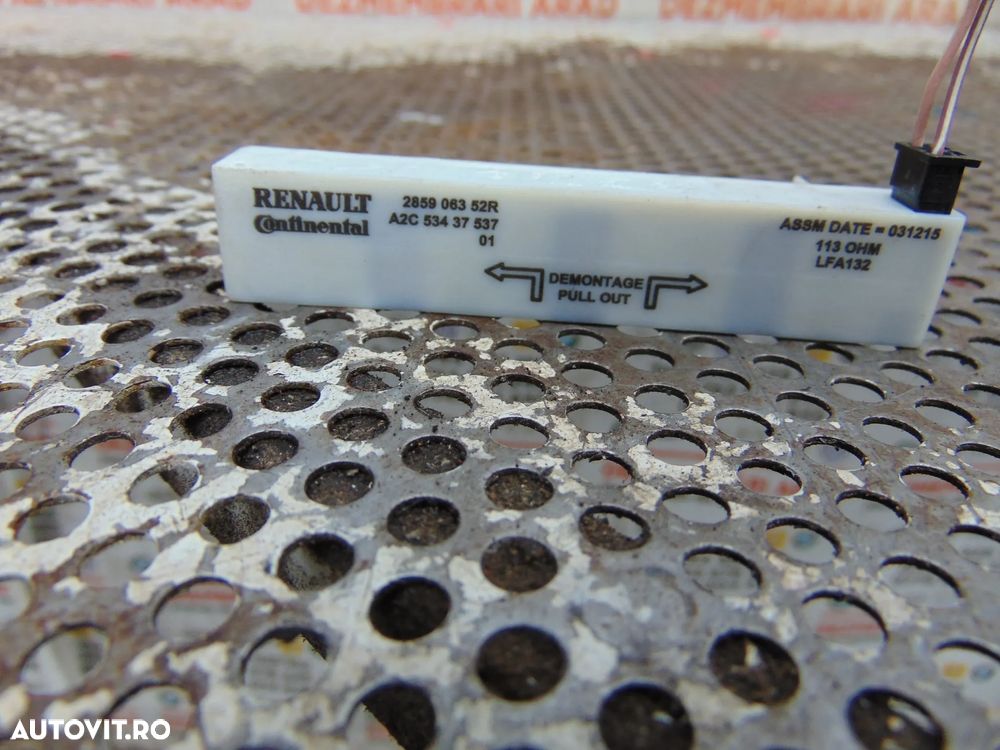 Modul antena Renault Espace 5 Megane 4 cod 285906352r scenic 4 clio 4 trafic 3 amplificator antena - 3