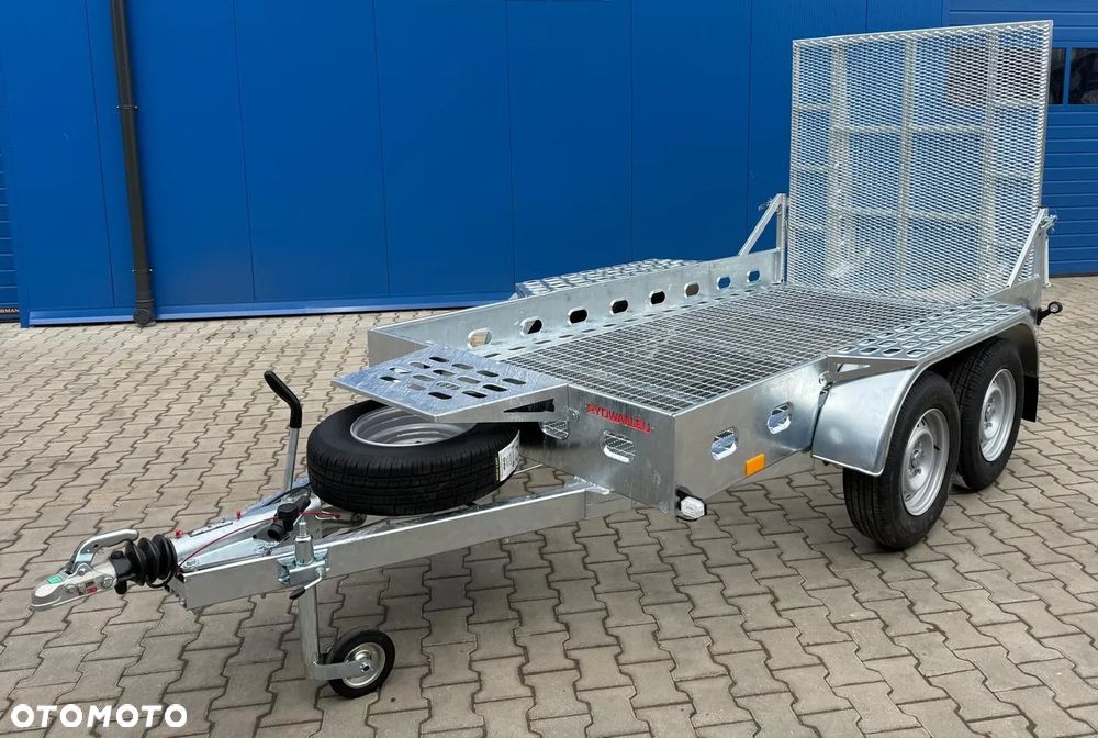 Rydwan przyczepa do transportu mini koparki, minikoparki, - 1