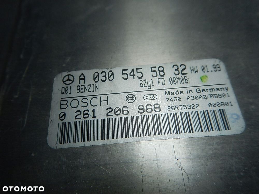 STEROWNIK KOMPUTER MERCEDES W203 2.6B A0305455832 - 4