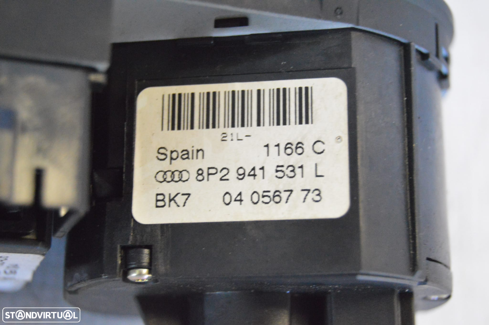 MODULO LUZES SWITCH COMANDO COMUTADOR BOTÃO LUZES 8P2941531L 8P2941531 8P0919094 AUDI A3 8P 8PA SPORTBACK 2.0 TDI 170CV BMN - 5