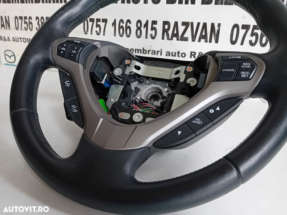 Volan Din Piele Cu Comenzi Honda Accord 2008-2013 Stare Buna - 7