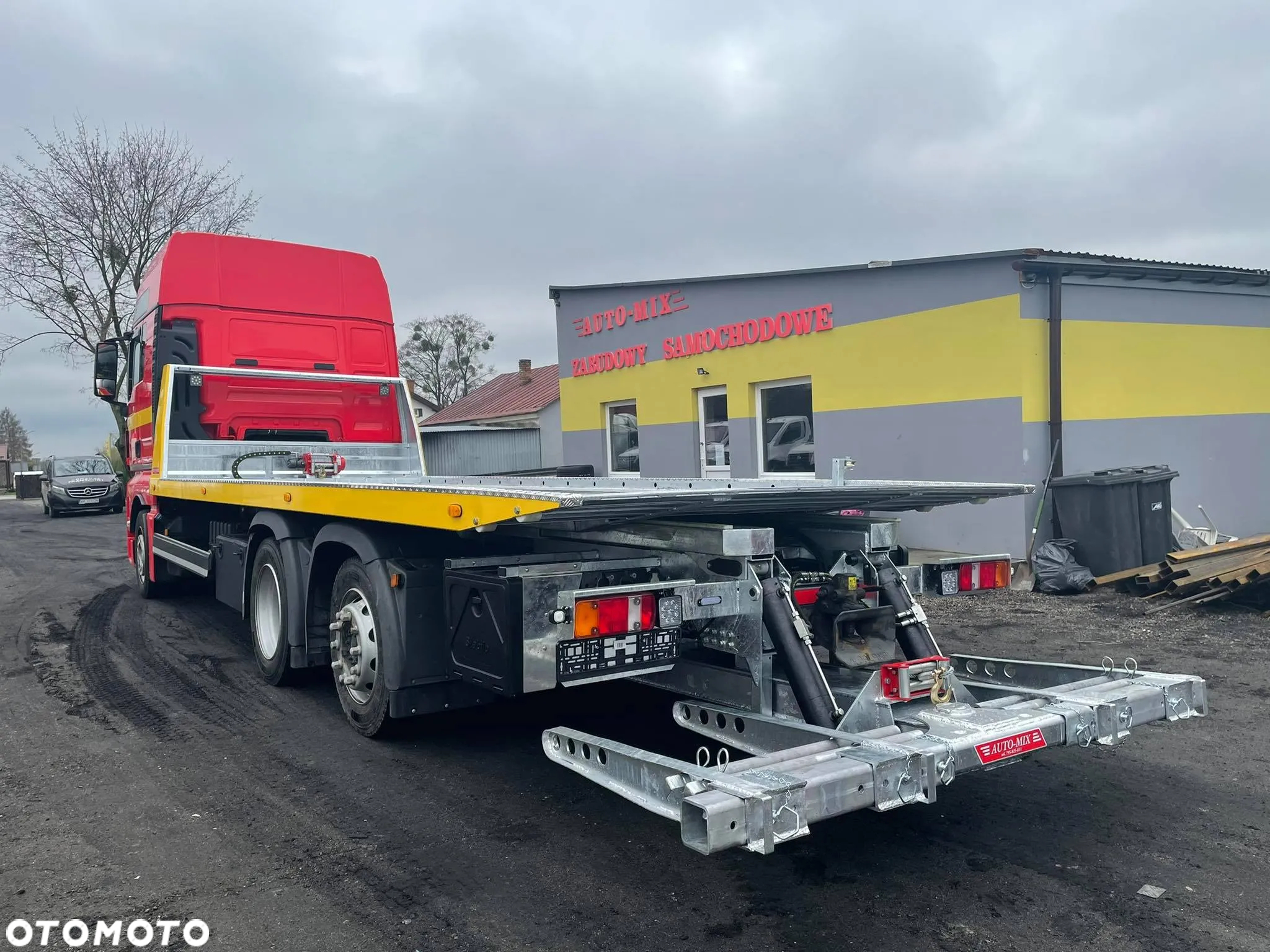 MAN auto laweta najazd hydrauliczny producent - 4