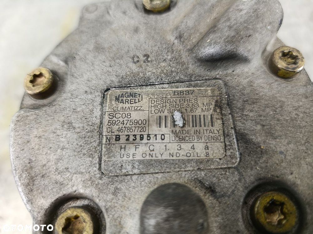 SPRĘŻARKA KLIMATYZACJI FIAT PUNTO II 592475900  467857720 MAGNETI MARELLI - 7