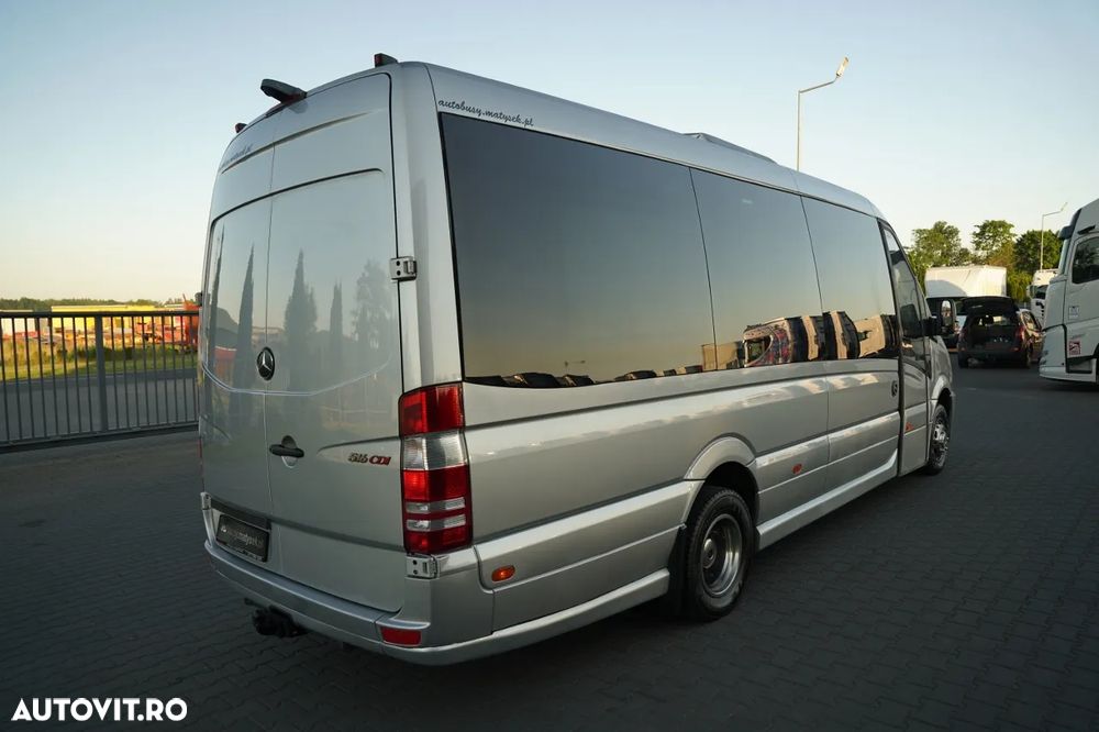 Mercedes-Benz SPRINTER 516 CDI / 2x AER CONDIȚIONAT / ECHIPAMENT ULTRA-ECHIPAT / PIELE / IMPORTAT - 4