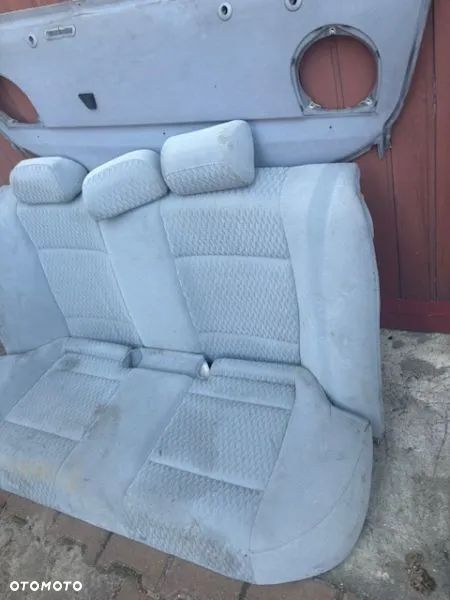 BMW E46 KANAPA PÓŁKA JASNY welur MATERIAŁ siedzenie dół SIEDZISKO OPARCIE zagłówek - 2
