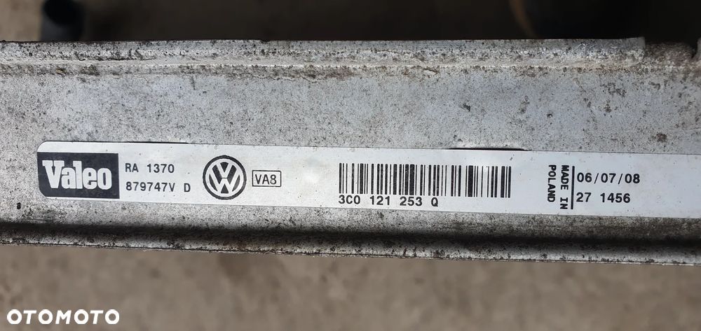 Chłodnica wody płynu VW Passat B6 2.0 TDI 3C0121253Q - 6