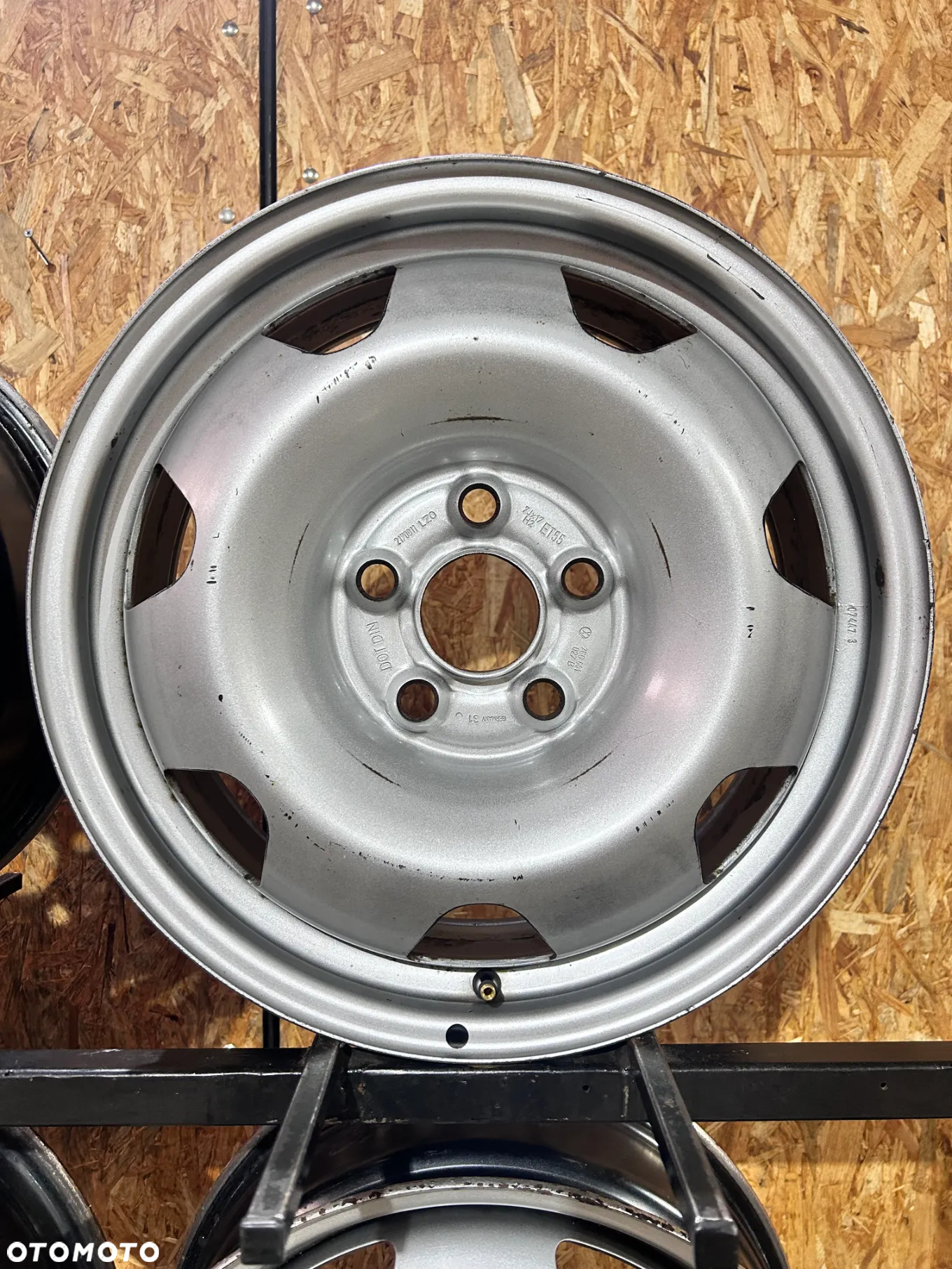 4 FELGI STAL. VW TRANSPORTER T5 , T6 , MULTIVAN CARAVELLE  17'' 7J ET55 - 3