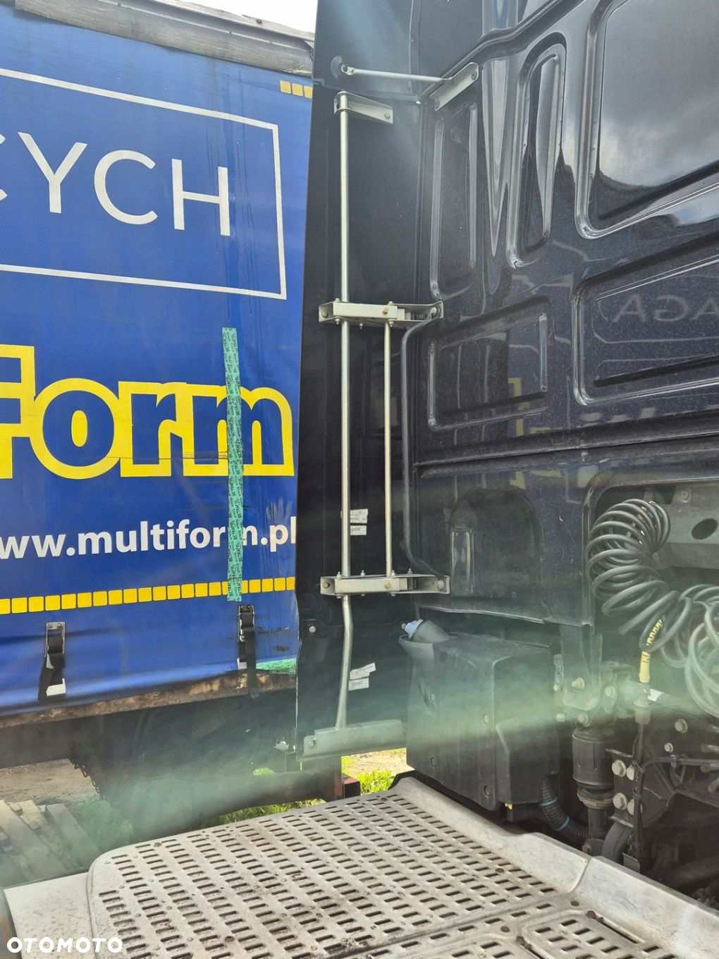 SPOILER SPOJLER OWIEWKA ZAKABINOWA LOTKA LEWA DAF XF 106 - 2