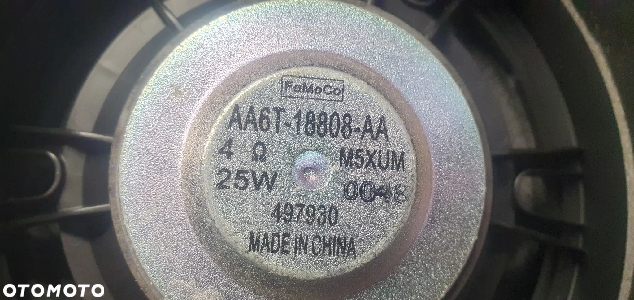 Głośnik drzwi lewy przód Ford Transit Custom MK8 AA6T-18808-AA BK21-18807-AA - 5