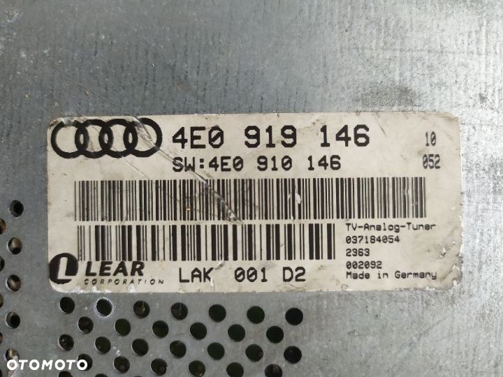 AUDI A8 WZMACNIACZ TUNER TV  4e0919146 - 4
