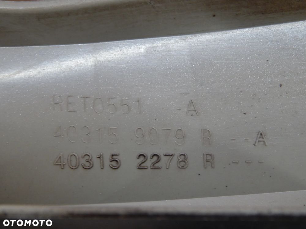 Kołpak kołpaki dekielek R17 RENAULT Clio Captur Kadjar Megane Scenic Espace 05-20 Łuków części - 6