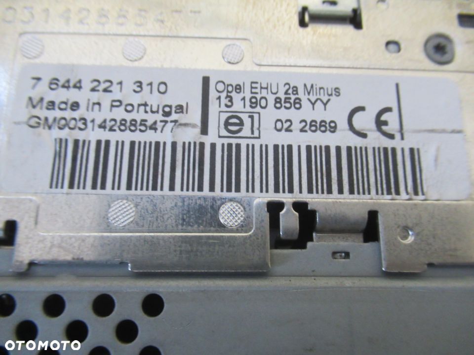 RADIO CD WYŚWIETLACZ OPEL ASTRA H 3 III 13190856 2004-2014 - 5