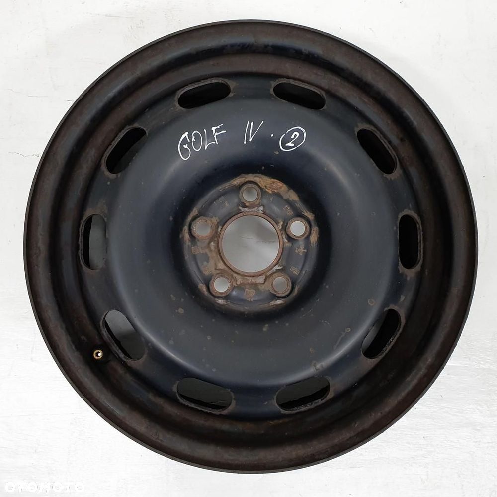 FELGA STALOWA 15 6J ET38 5x100 VW GOLF IV 1J0601027H 1SZT - 1